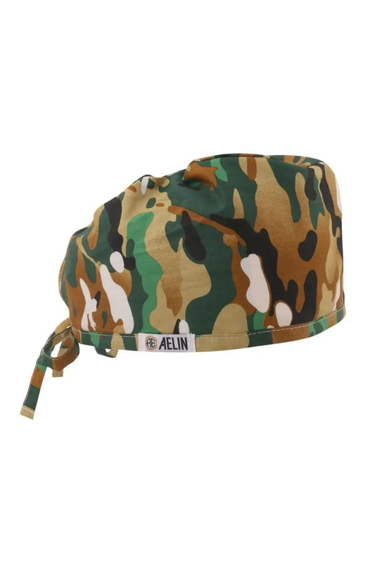 Calot médical camouflage à taille standard, élégant et pratique pour le bloc opératoire