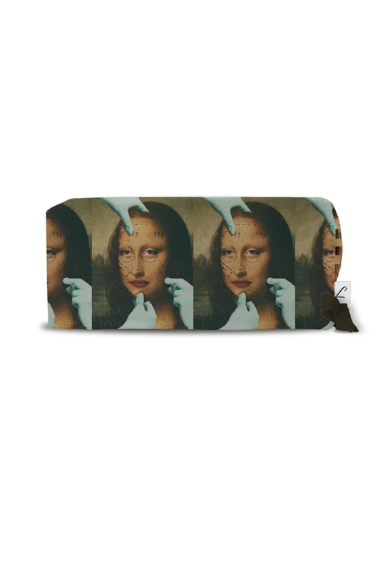 Calot médical Aelin collection art Mona Lisa vert et blanc