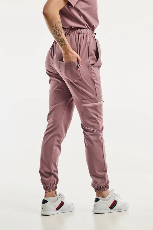 Pantalon médical mauve Slimfit NEW – Pantalon médical – Rose pour professionnels de santé