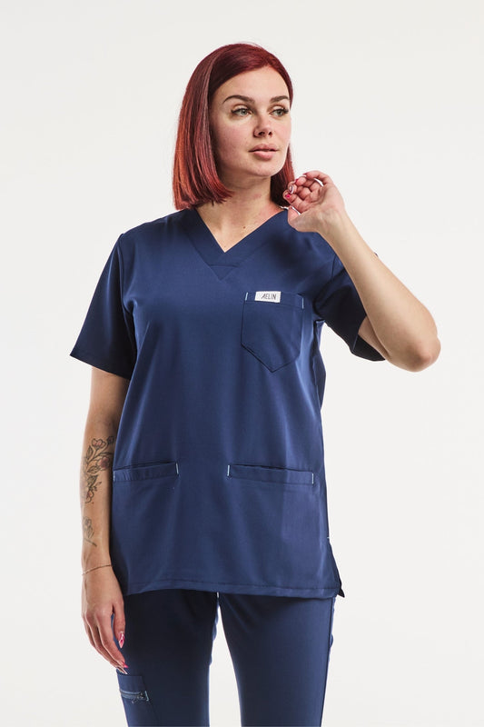 Slimfit NEW – Tunique médicale – Bleu marine