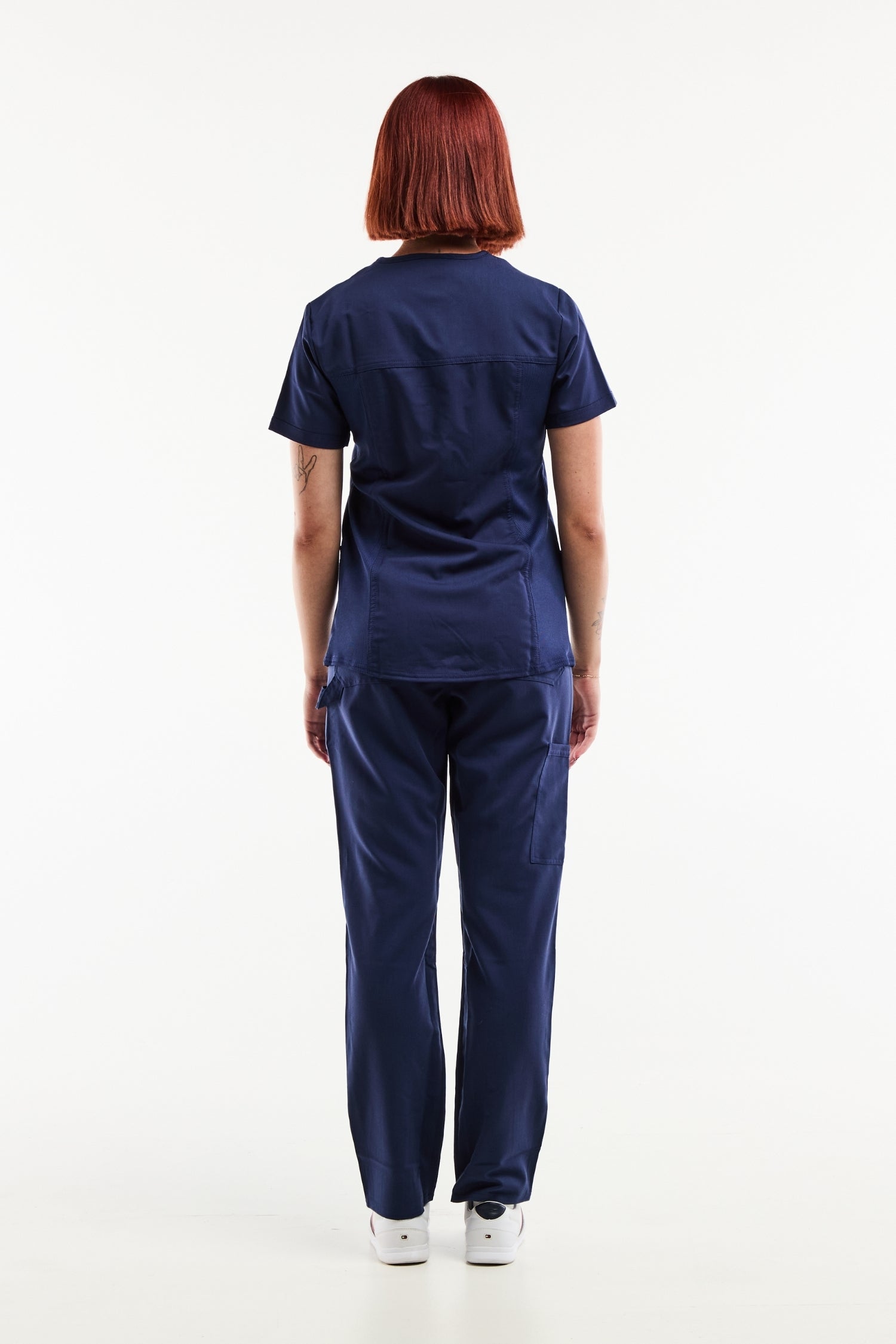 Tunique à manches Balance by Dickies bleu marine, techniques faciles d’entretien