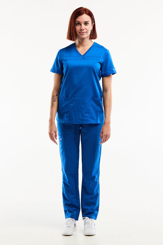 Tunique à manches Balance by Dickies bleu royal vibrant, tenue femme techniques faciles d’entretien