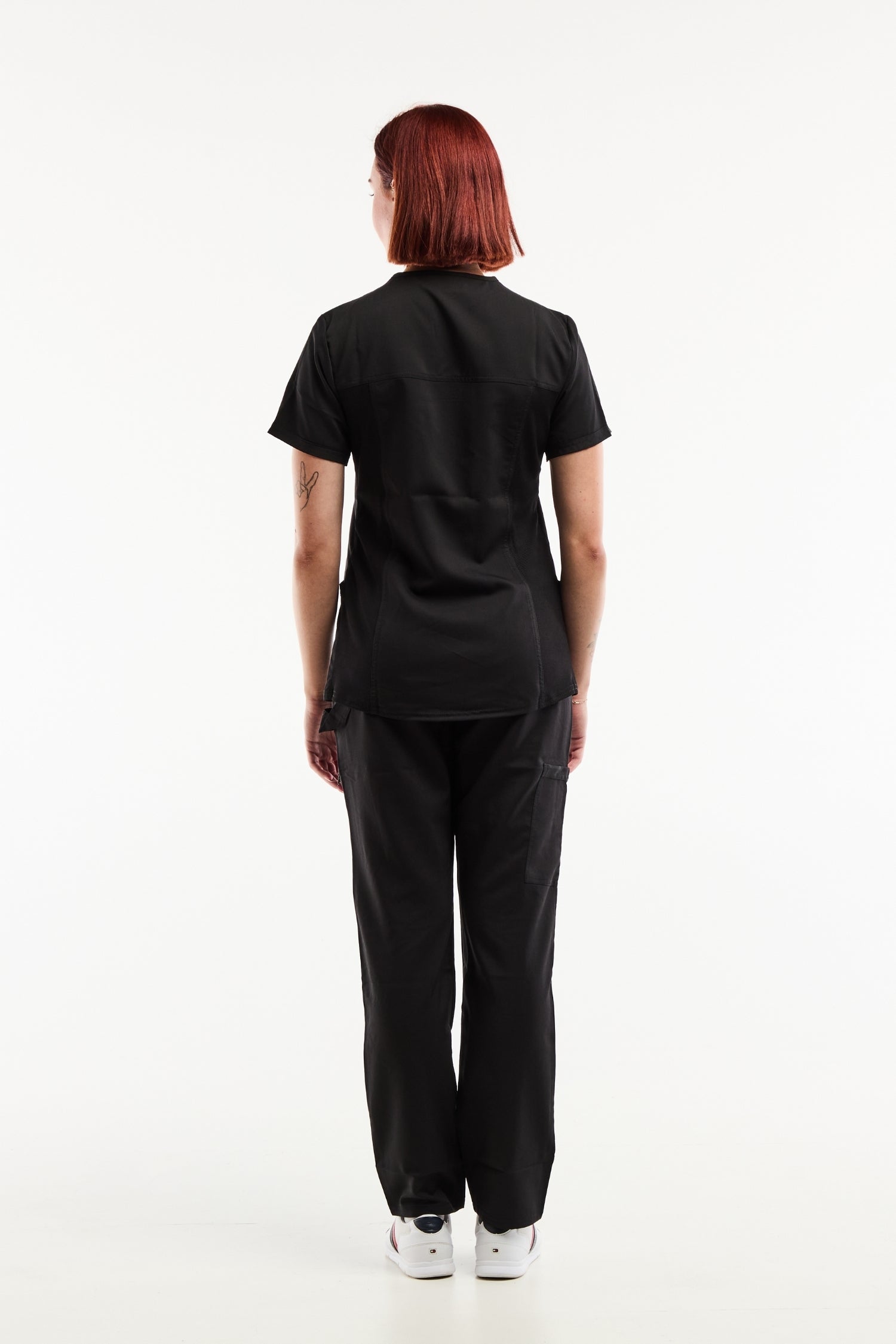 Tunique à manches Balance by Dickies femme noir, techniques faciles d’entretien