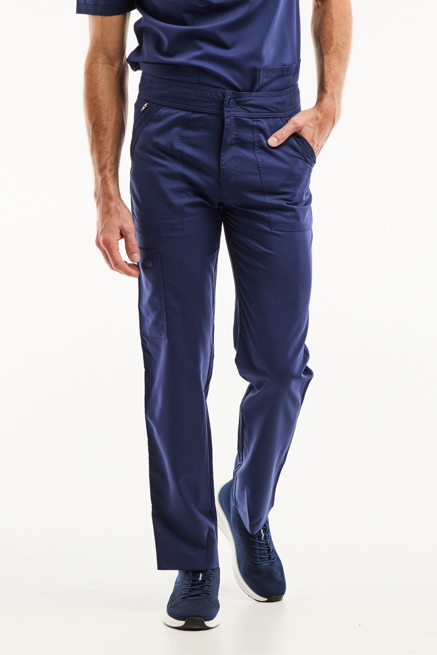 Tenue de bloc Balance by Dickies bleu marine homme, poches cargo relax