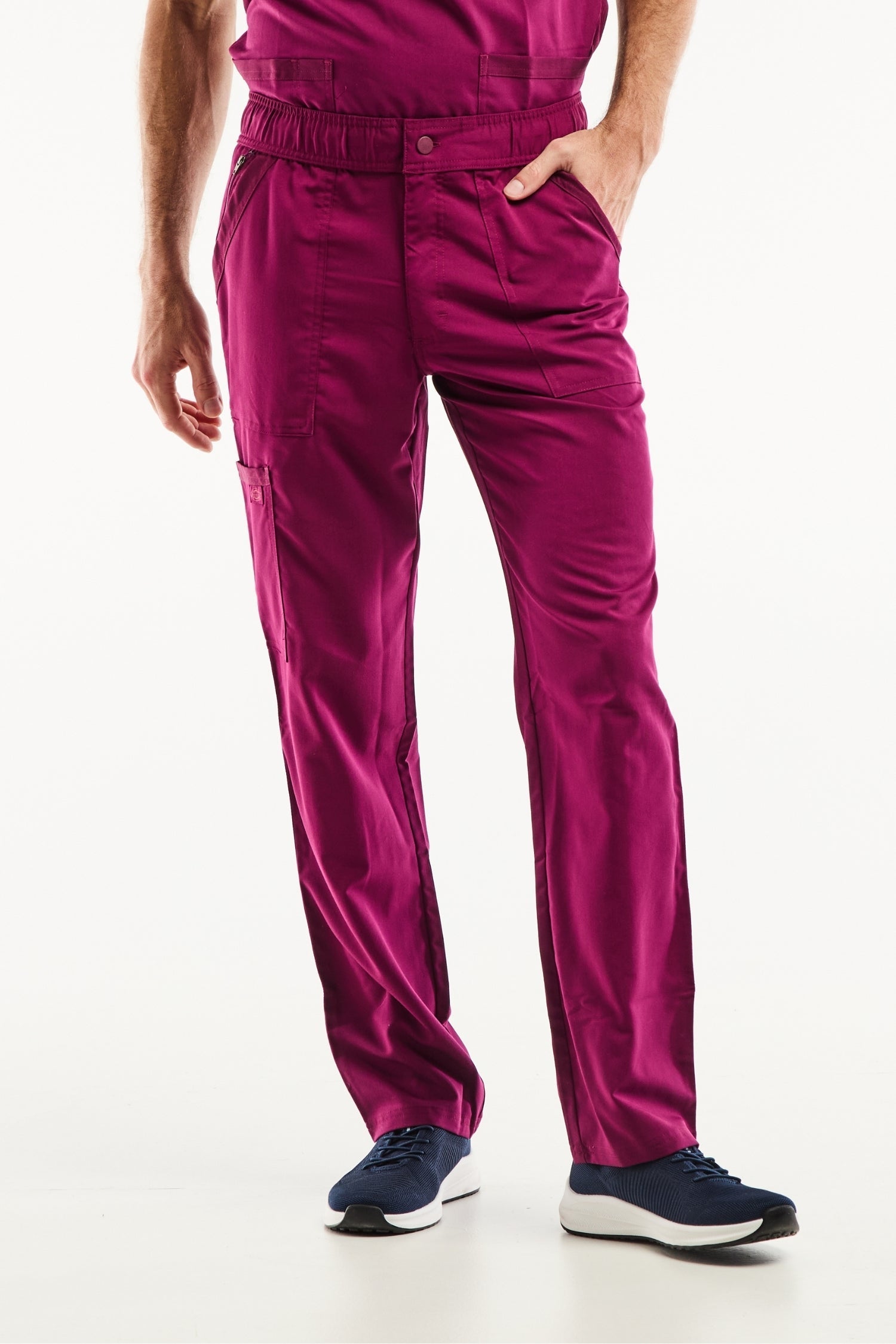 Tenue de bloc homme Balance by Dickies bordeaux à poches multiples
