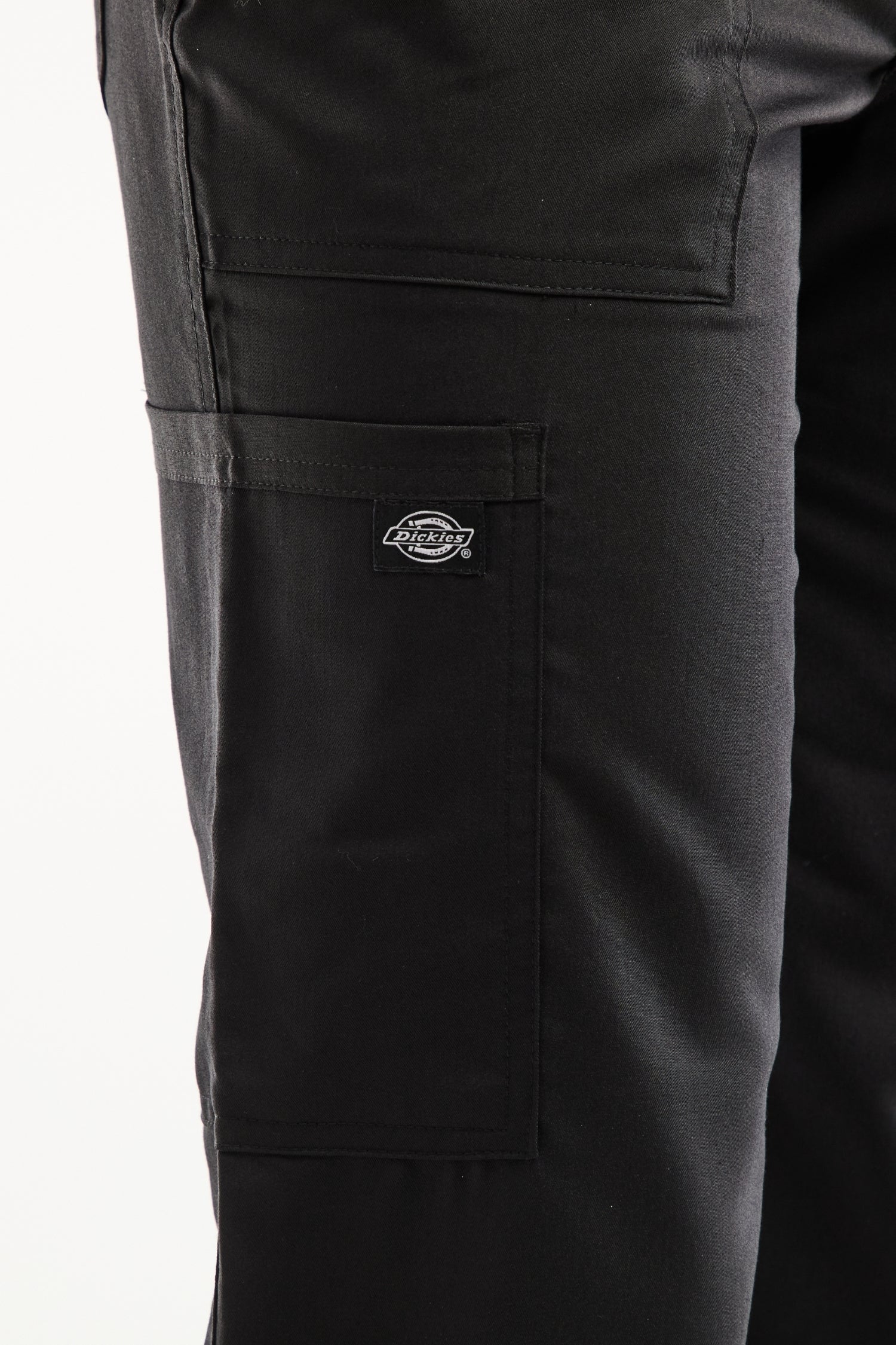Pantalon cargo Dickies noir Balance pour tenues médicales avec poches et patch
