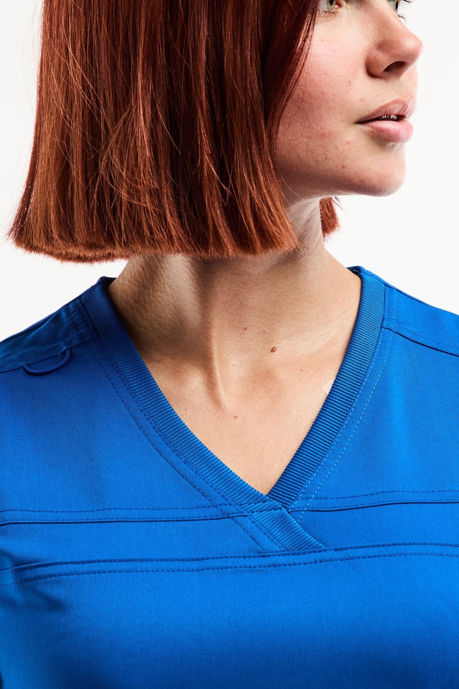 Tunique médicale Balance by Dickies femme bleu royal, coupe contemporaine, tissu extensible
