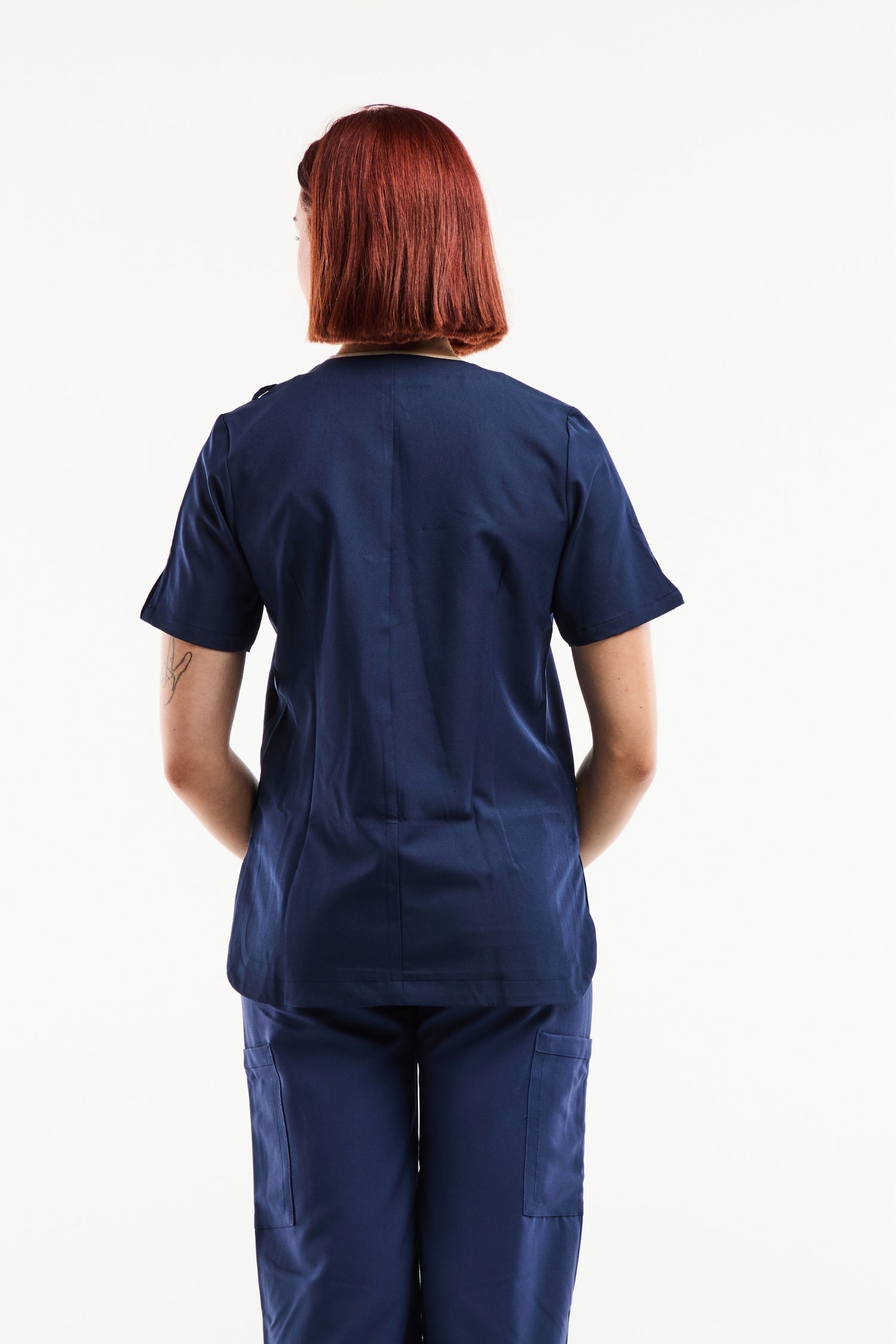 Blouse médicale femme Serena bleu marine stretch ultra douce