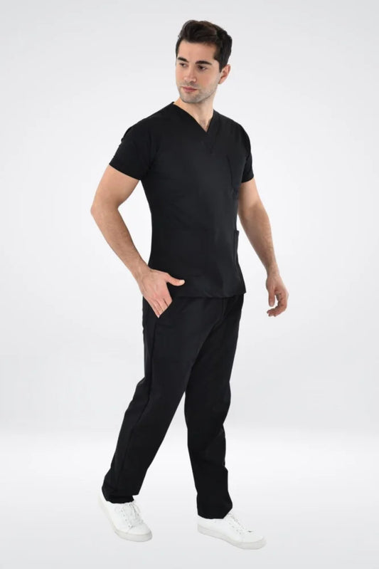 Blouse médicale - Noir Confort - Homme