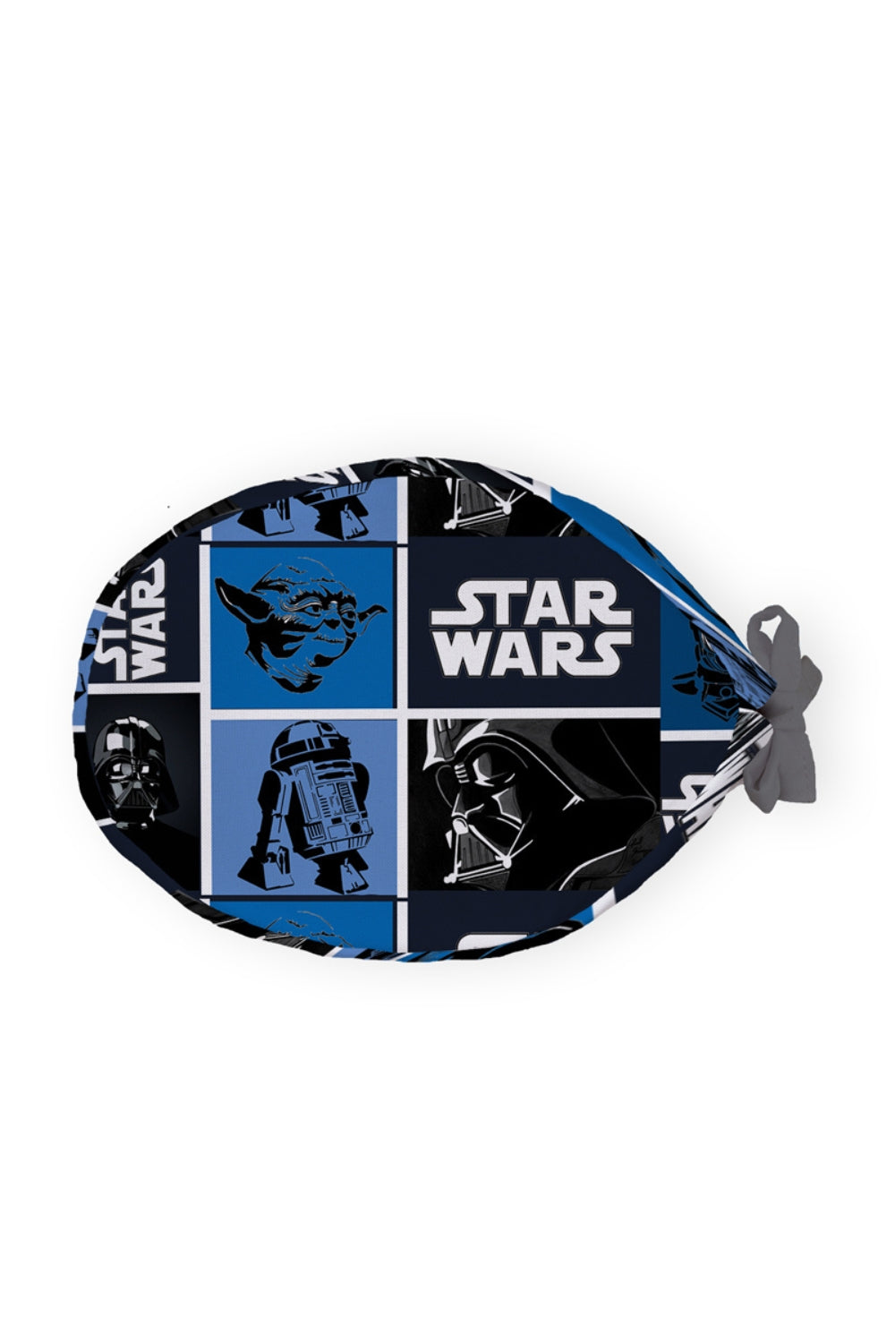 Porte-monnaie oval Star Wars avec motifs uniques pour Calot de bloc Bleu et Noir