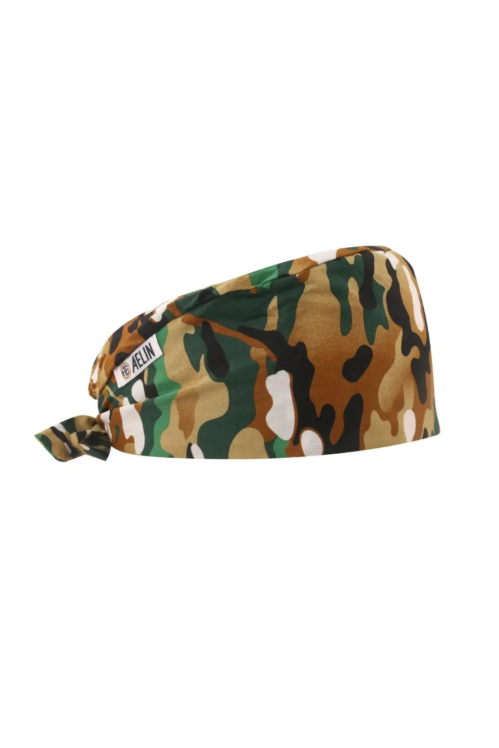 Calot médical camouflage à fermeture par lien, modèle Calot de bloc – Camouflage – Cheveux courts