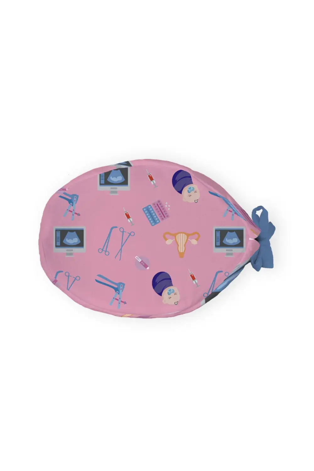 Placemat ovale rose avec illustrations de sport pour calot médical Aelin Grey’s Anatomy