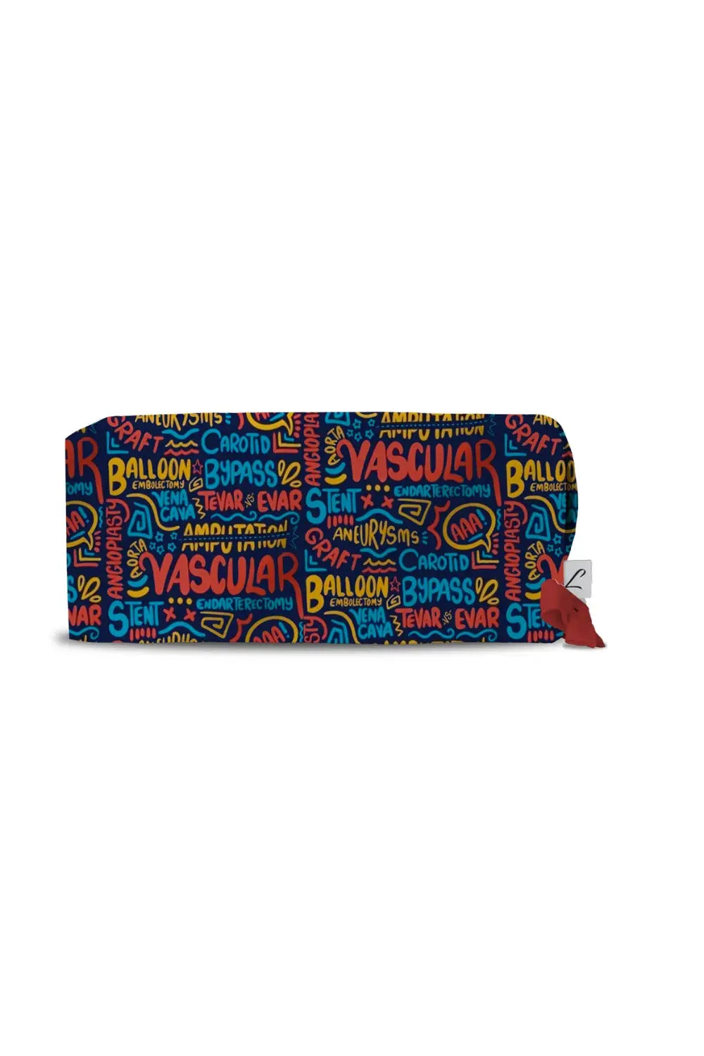 Calot médical Aelin bleu marine avec motifs uniques Balenciaga en style graffiti