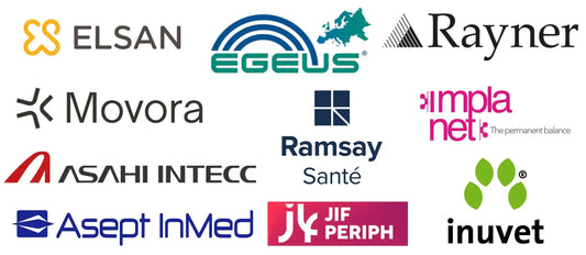 Une collection de logos d'entreprise présentant divers noms de marque et des designs distinctifs.