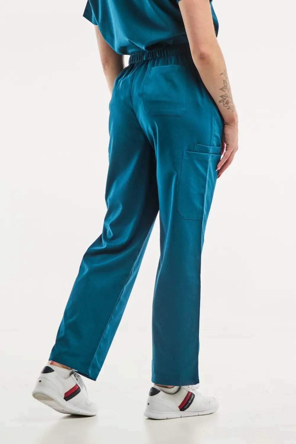 Pantalon médical Teal EMMA, tenues médicales élégantes pour femmes