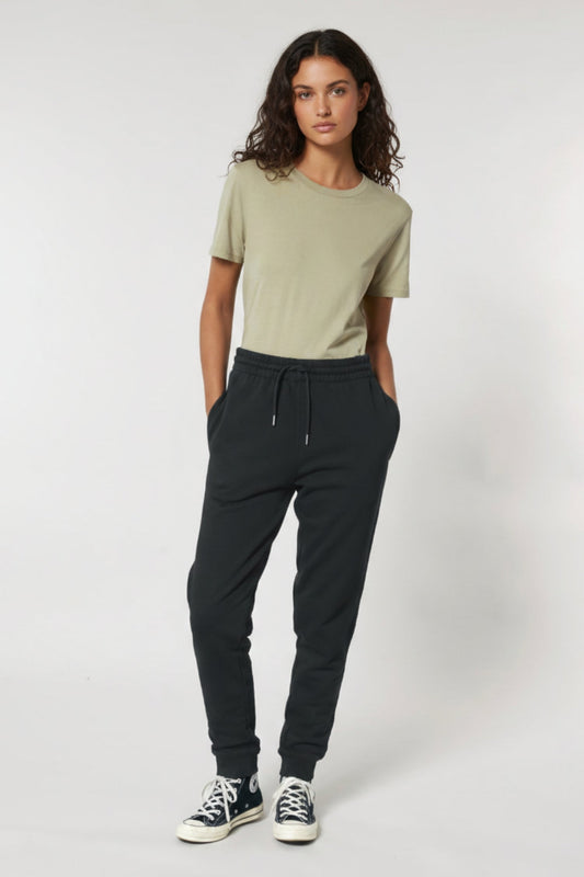 Jogging iconique Aelin Paris unisexe noir, matière principale cordon