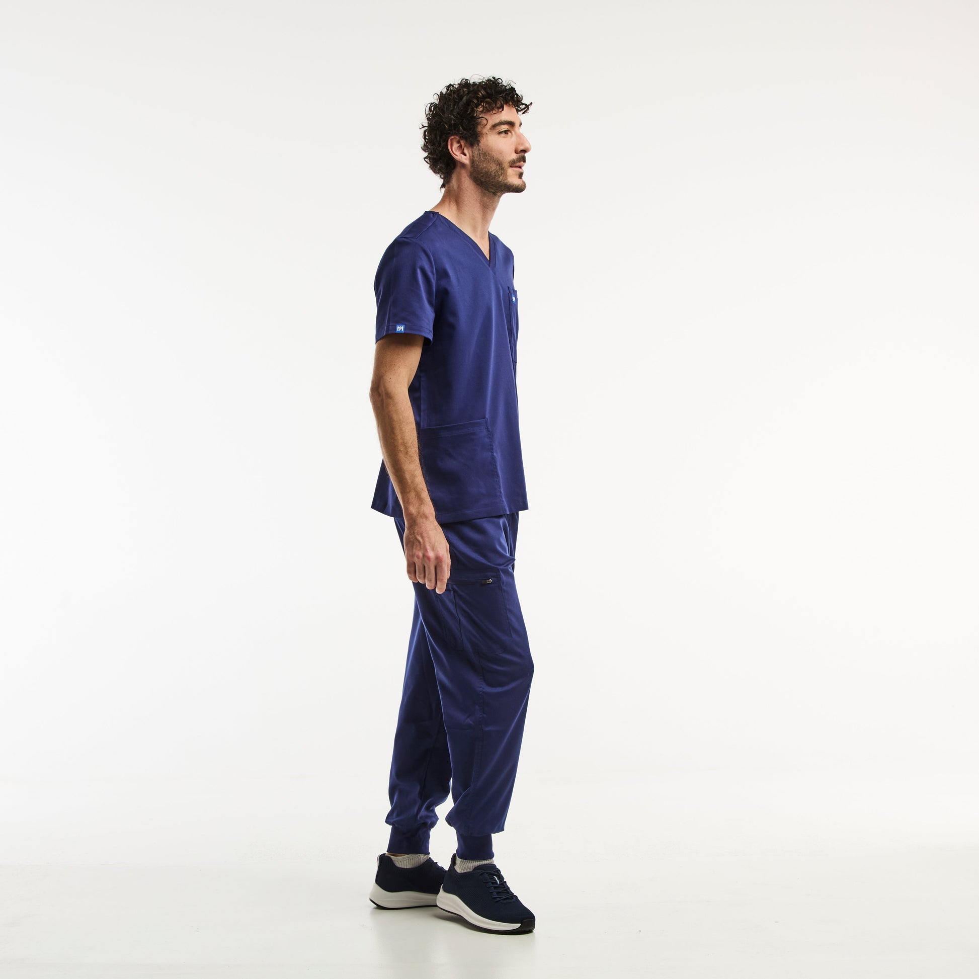 Ensemble médical complet LUCA Jogger en bleu marine pour homme