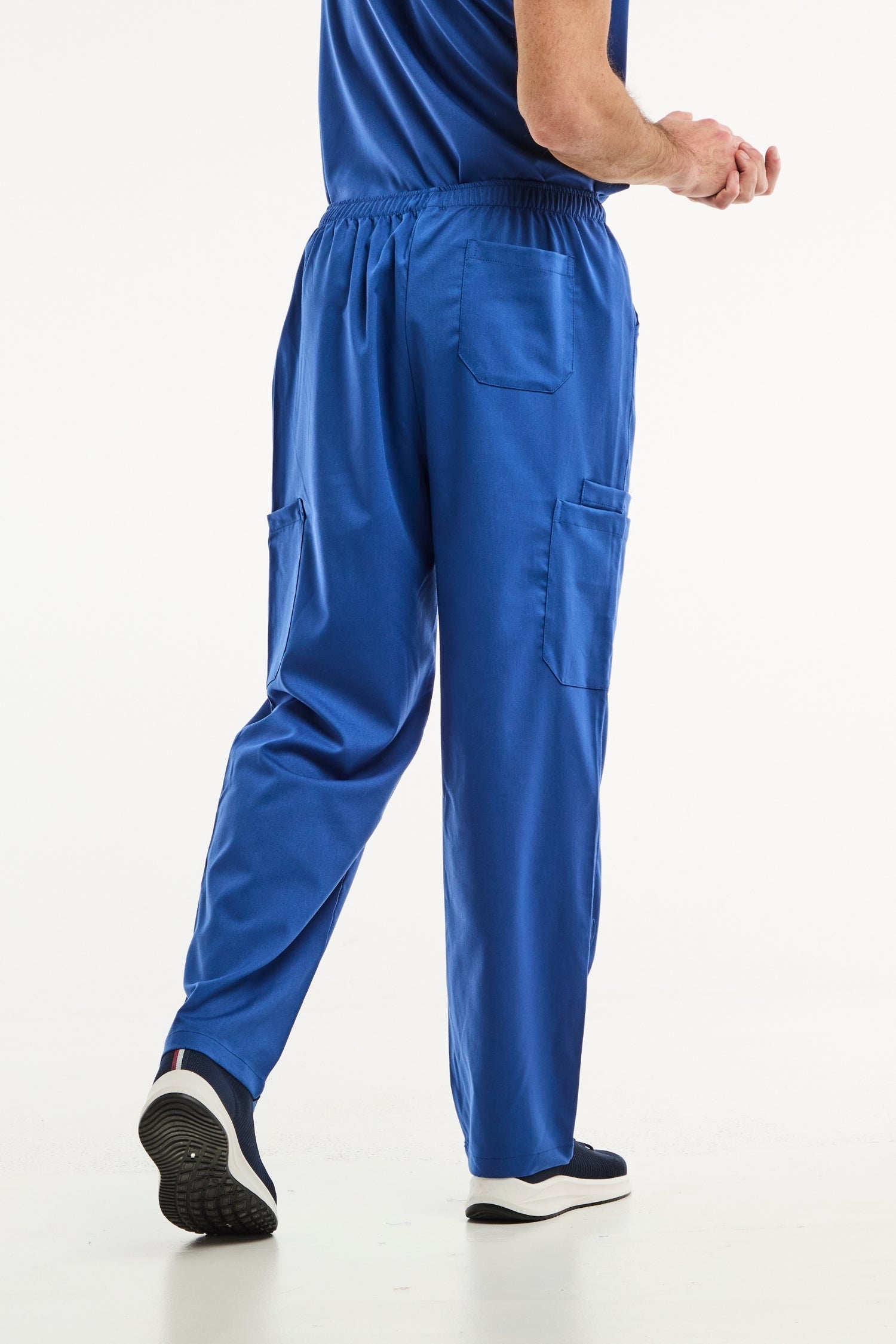 Pantalon médical LUCA bleu roi, facile à entretenir pour les uniforms professionnels