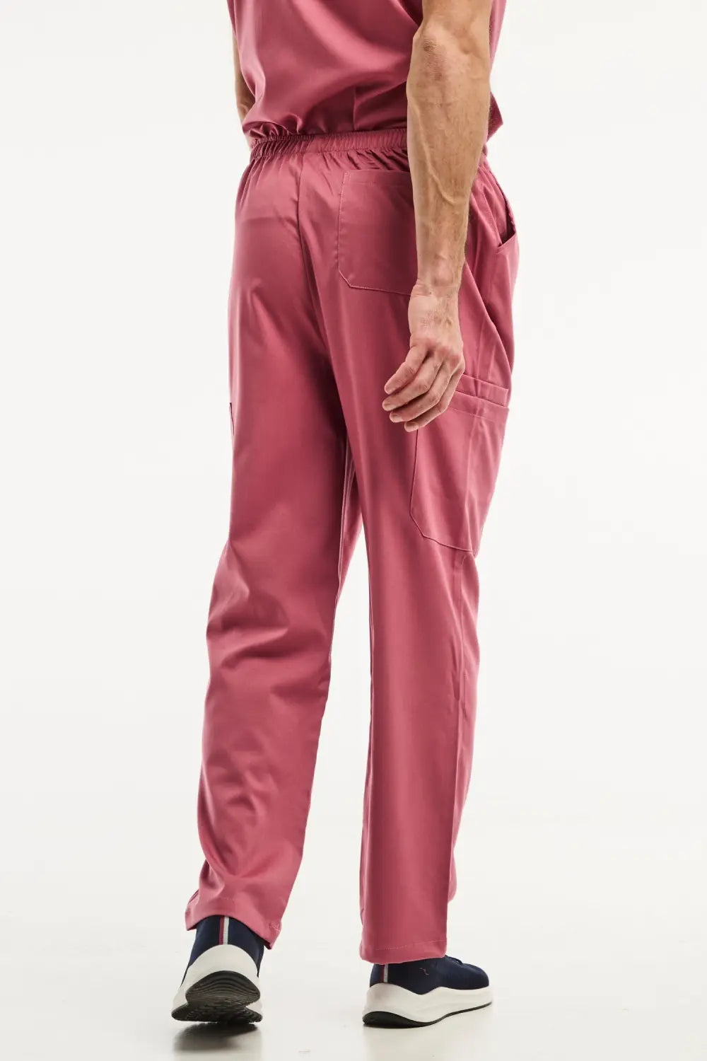Pantalon médical rose LUCA pour hommes, facile à entretenir, idéal pour uniforms