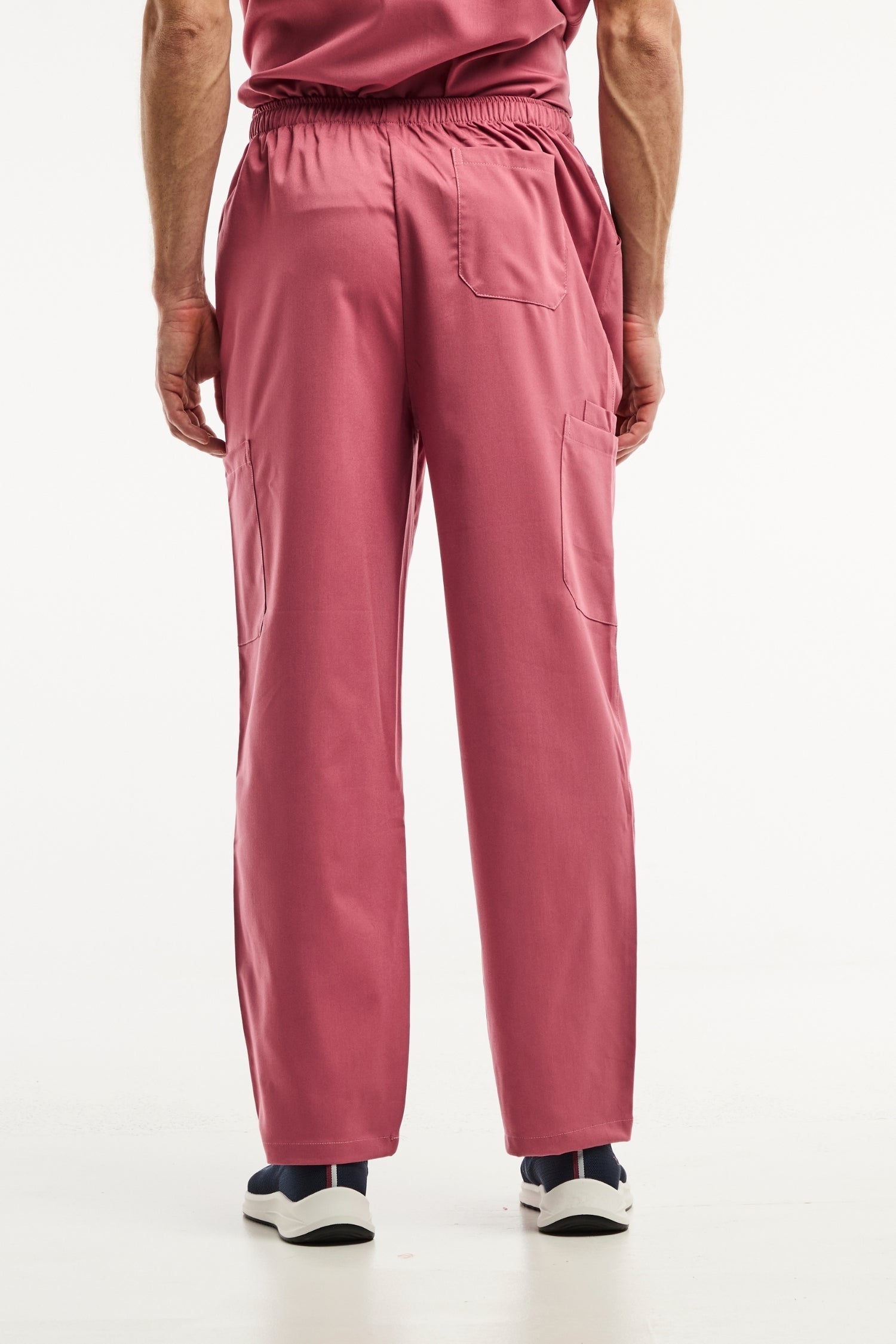 Pantalon médical LUCA rose pour homme, confortable et facile à entretenir pour uniforms