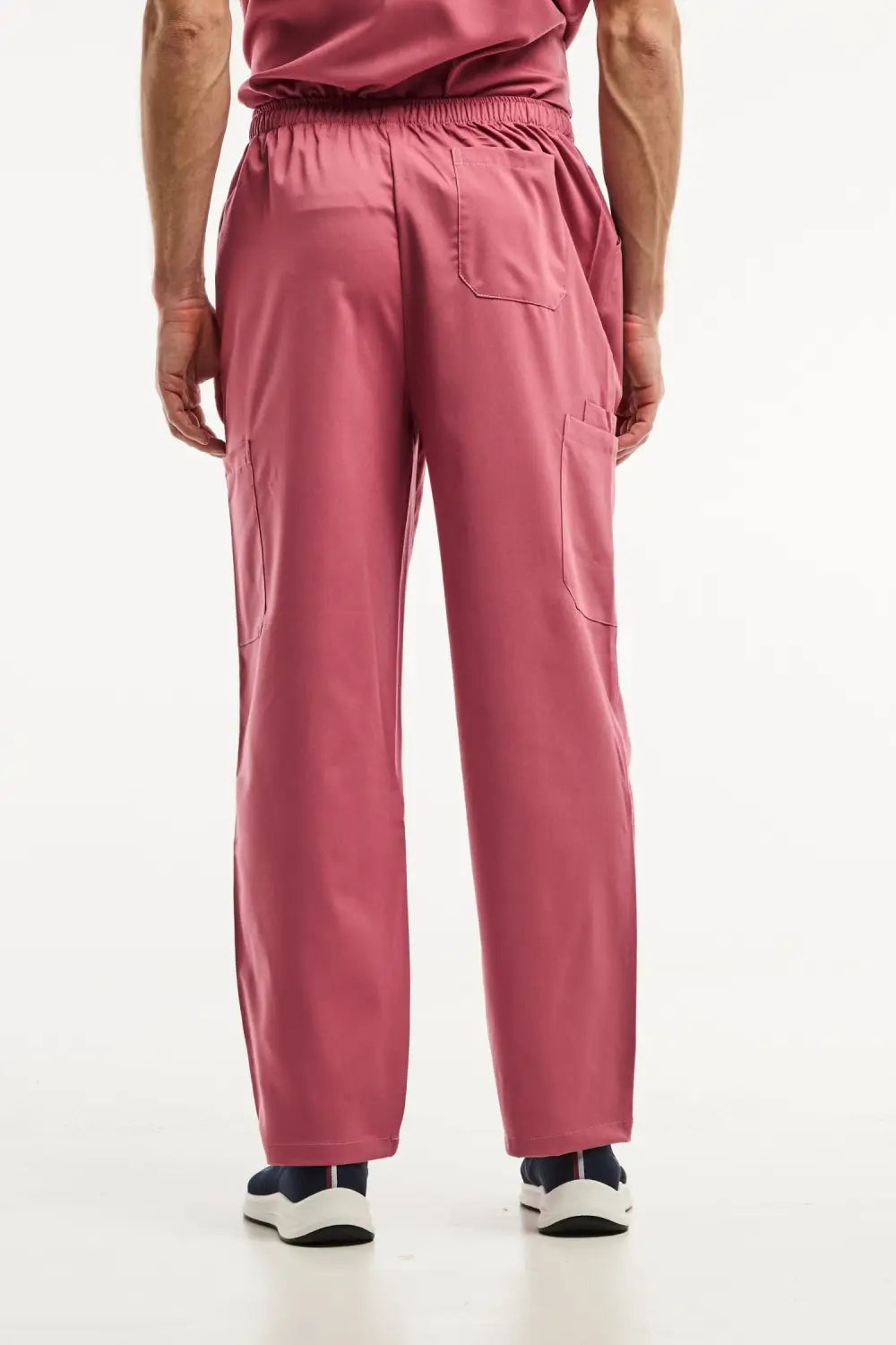 Pantalon médical LUCA rose pour homme, confortable et facile à entretenir pour uniforms