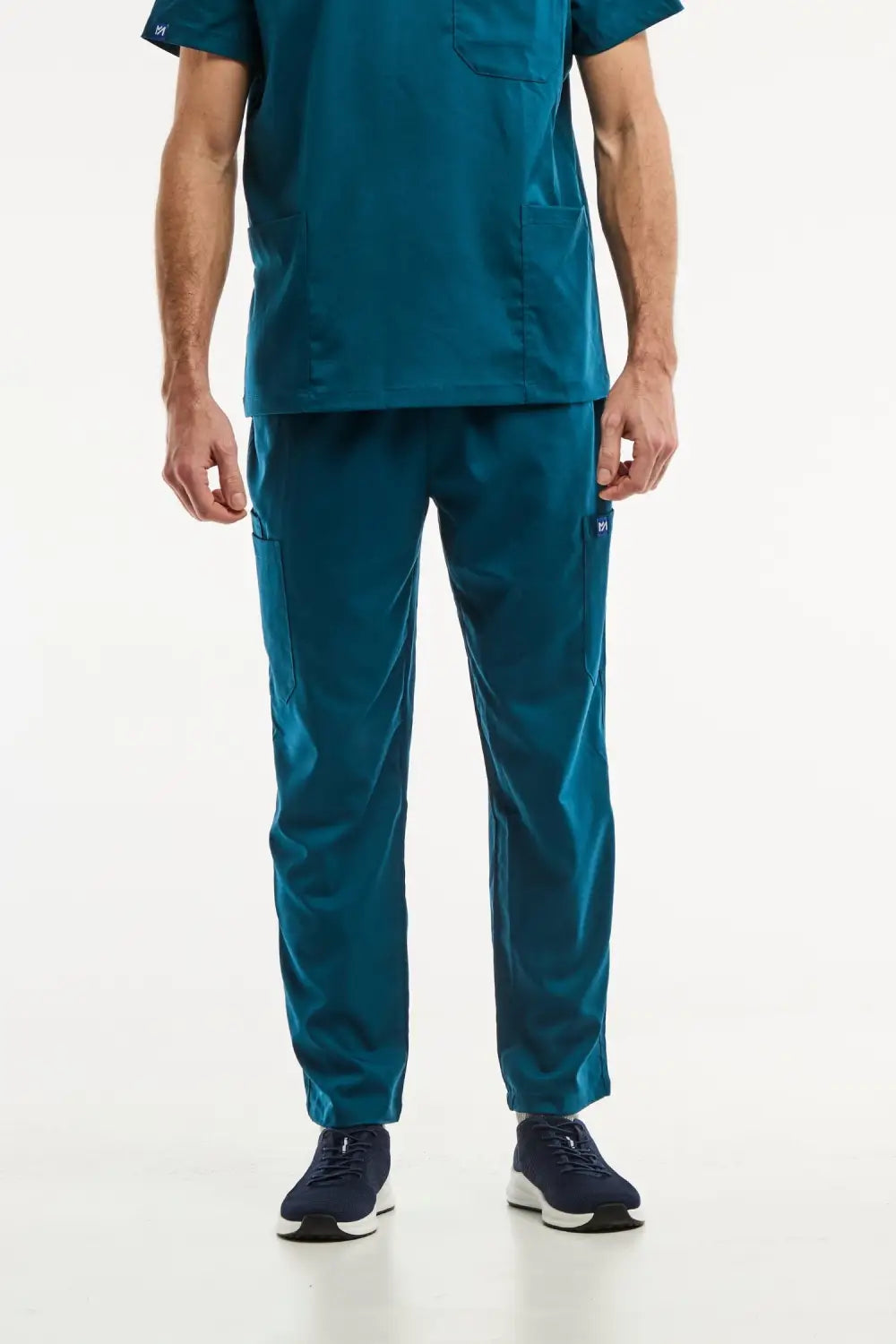 Pantalon médical LUCA en vert turquoise, facile à entretenir pour les uniforms