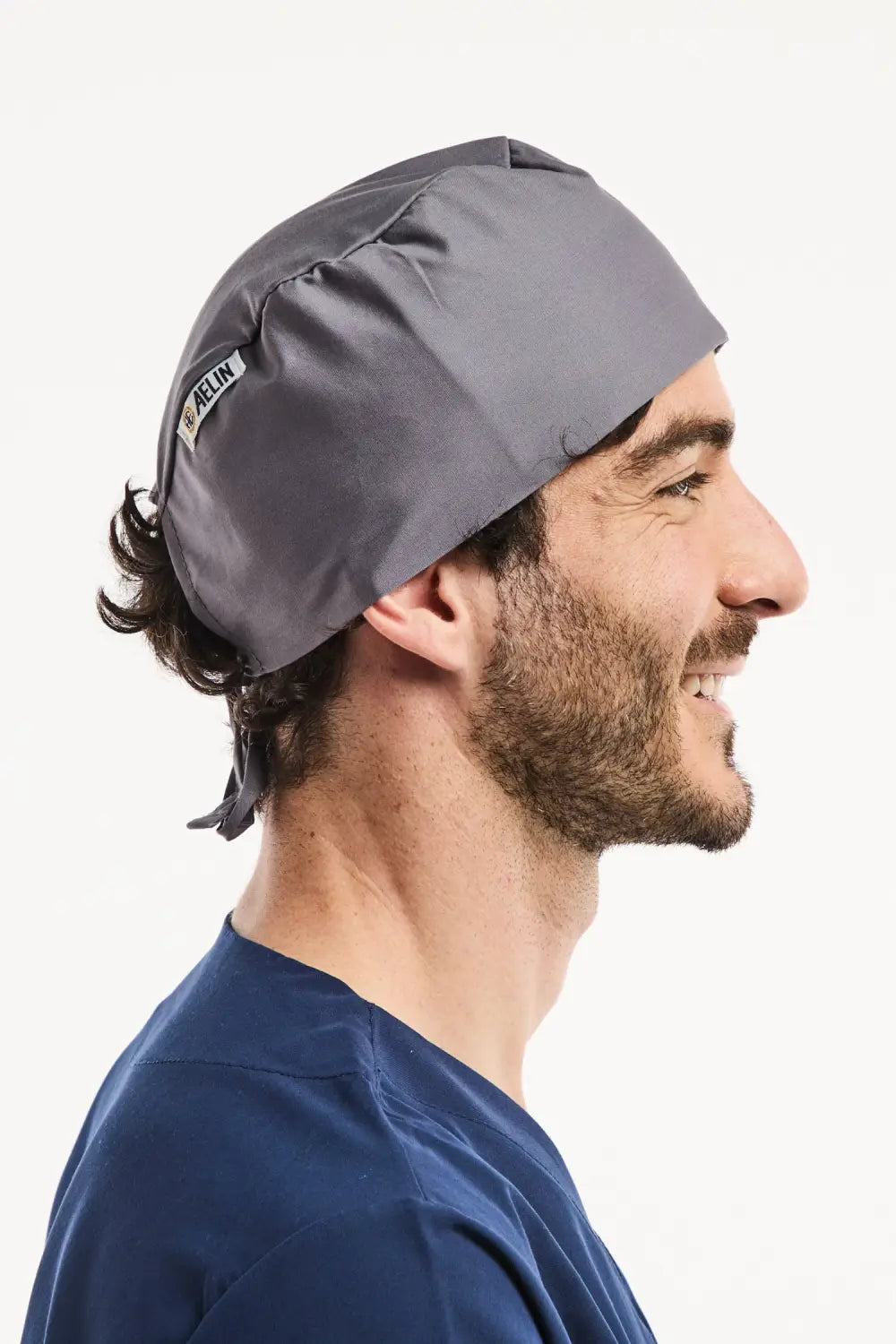 Casquette chirurgicale grise Aelin Pack Découverte, tissu lisse réfléchissant