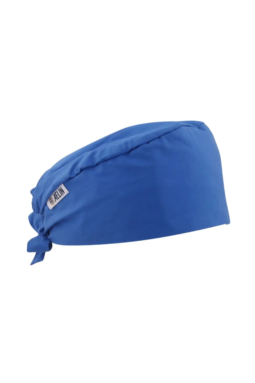 Pack découverte Aelin : bandeau tissu bleu vif noué côté, étiquette Aelin