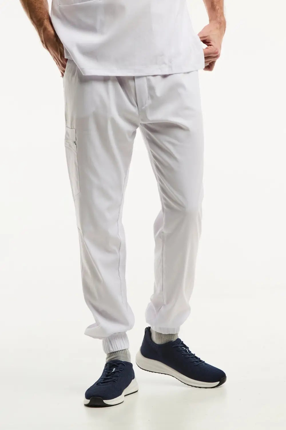 Pantalon médical blanc pour homme, série limitée, élégant et confortable