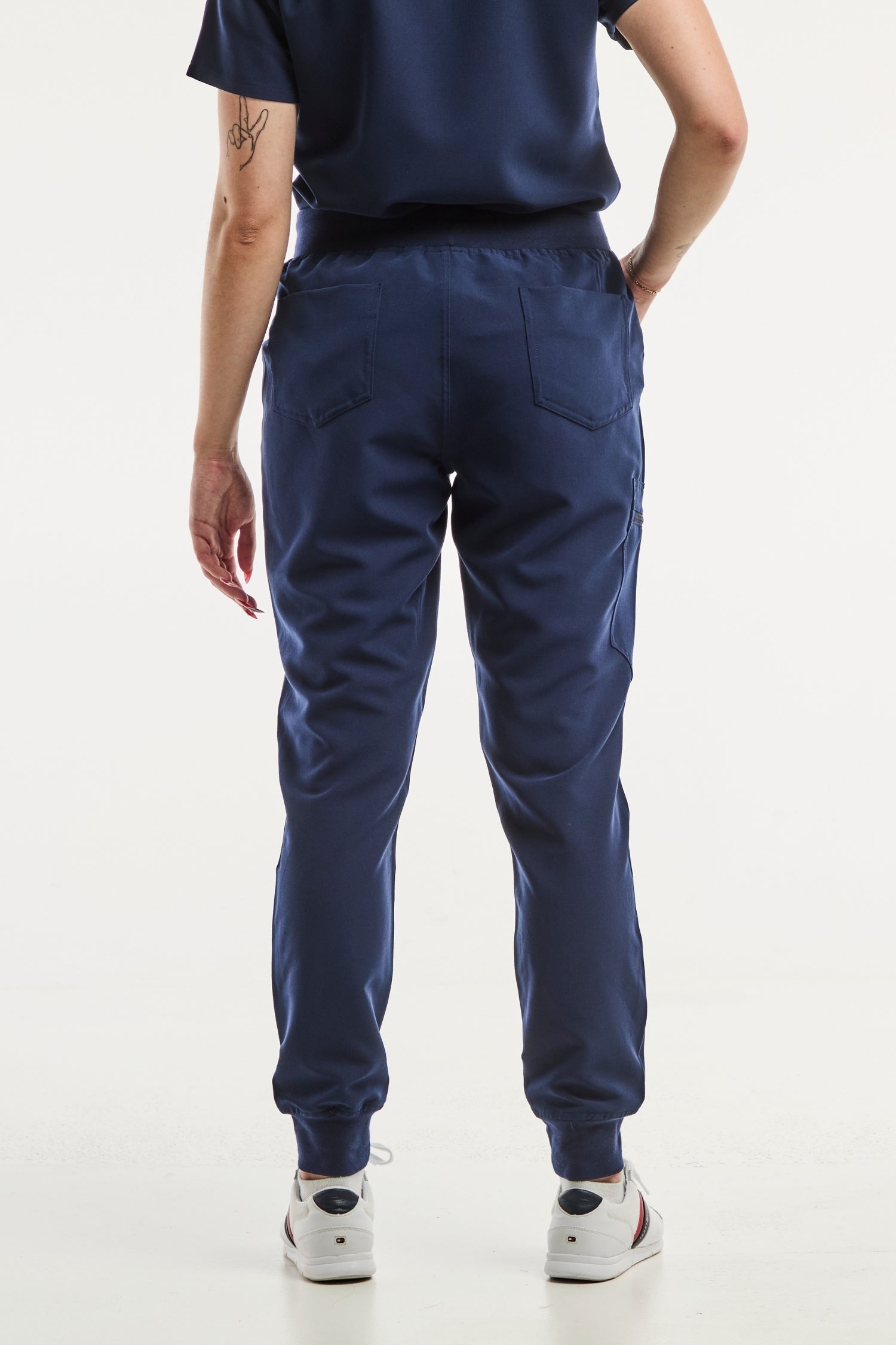 Pantalon médical femme bleu marine Paris - Pantalon Médical Stretch 4 Voies