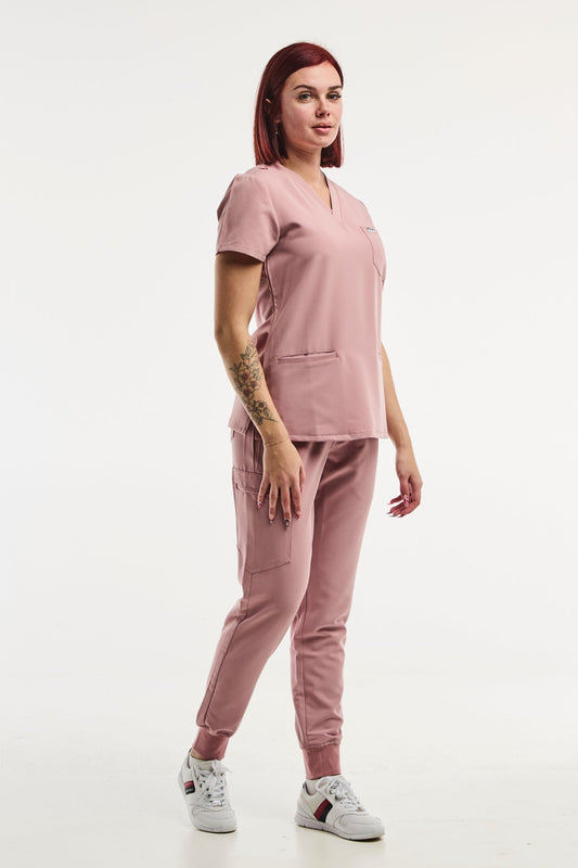 Paris - Tenue Médicale Stretch - Femme - Rose