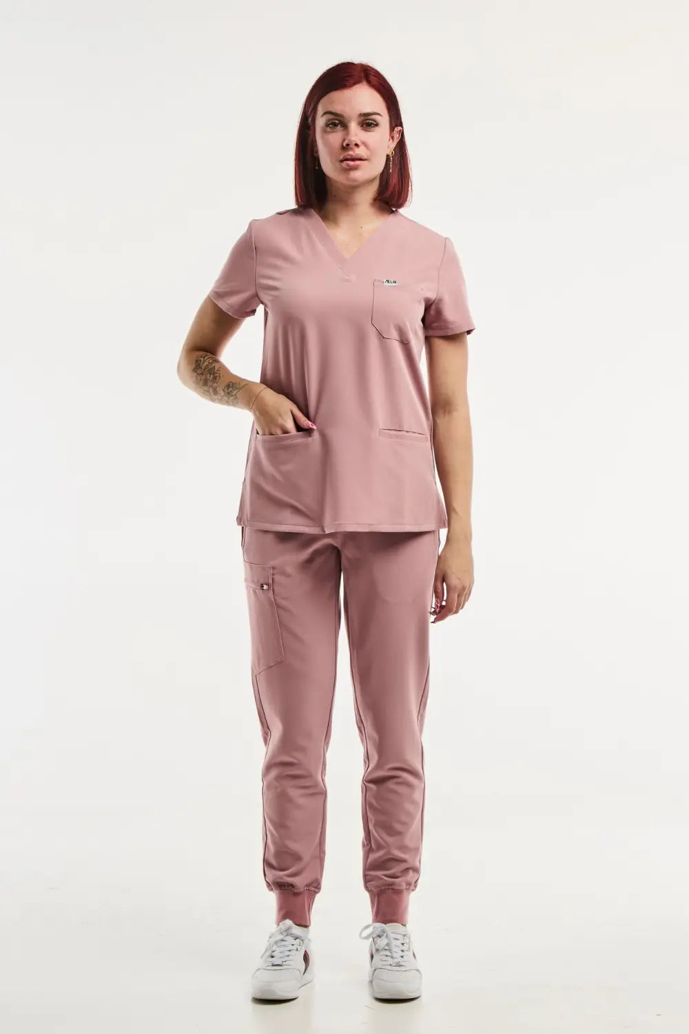 Paris - Tenue Médicale Stretch - Femme - Rose