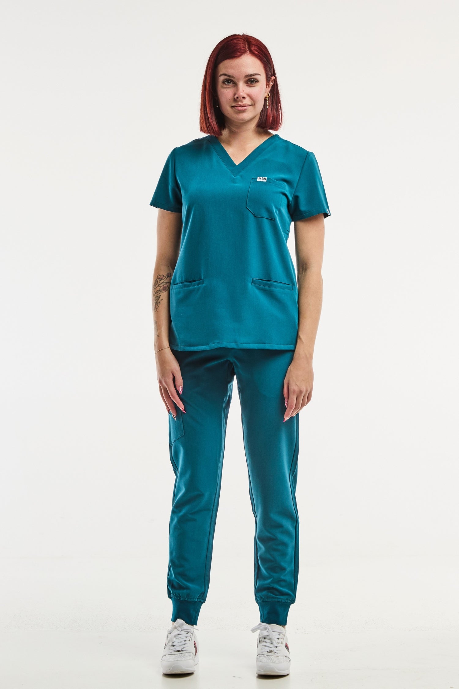 Paris - Tenue Médicale Stretch - Femme - Vert turquoise