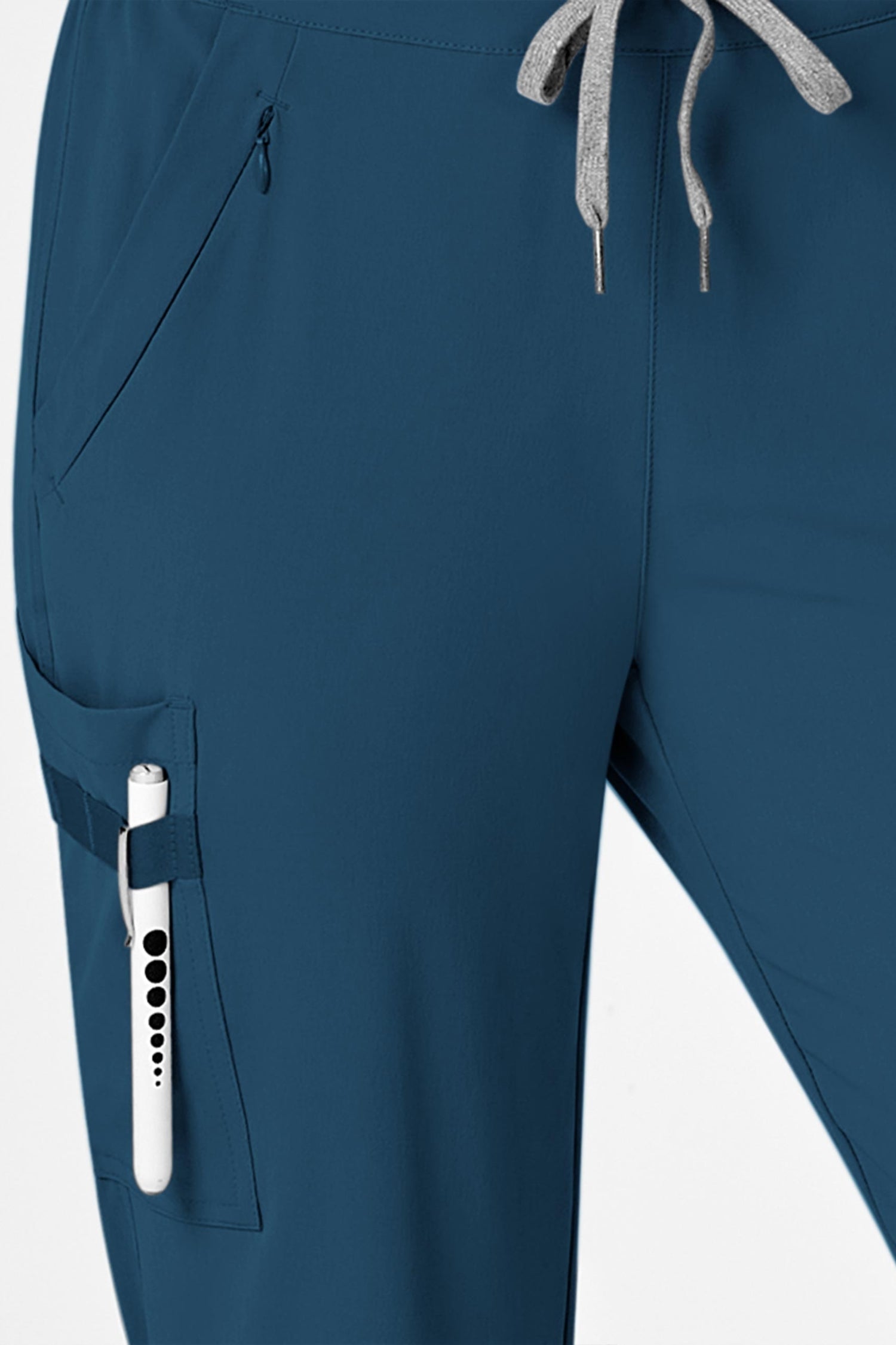 RENEW - Pantalon médical femme bleu turquoise avec coupe moderne et poches cargo