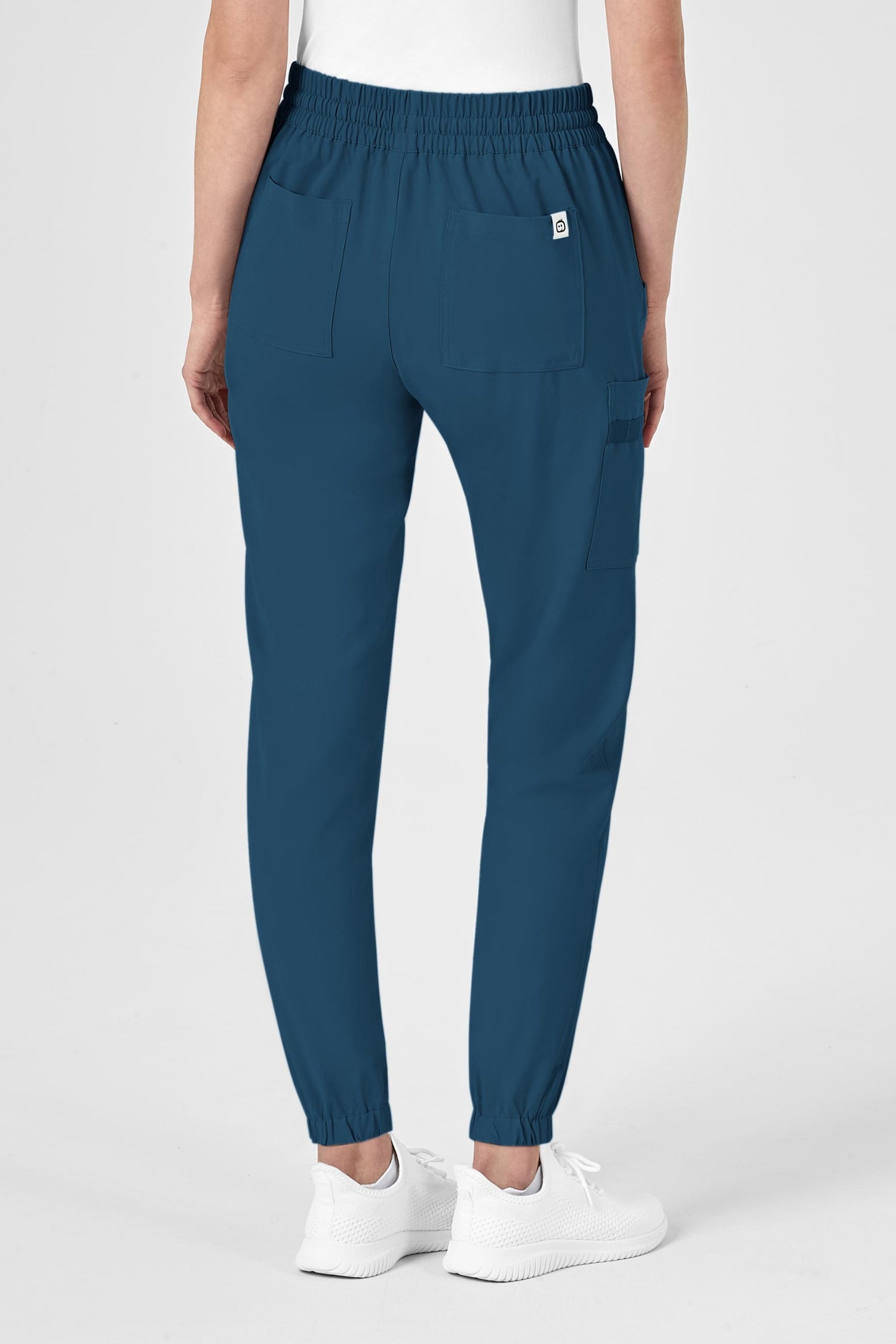 Pantalon médical femme North Face coupe moderne avec poches cargo classiques bleues turquoise
