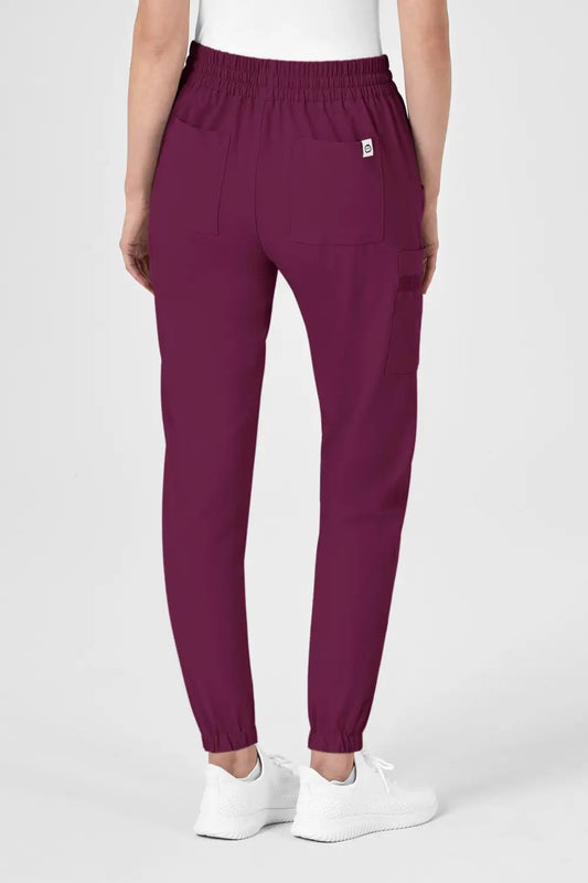Pantalon médical femme The North Face, coupe moderne, poches cargo classiques, Bordeaux