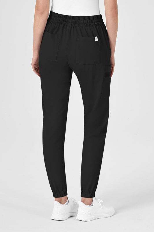 Pantalon médical femme coupe moderne noir avec poches classiques et cargo, The North Face