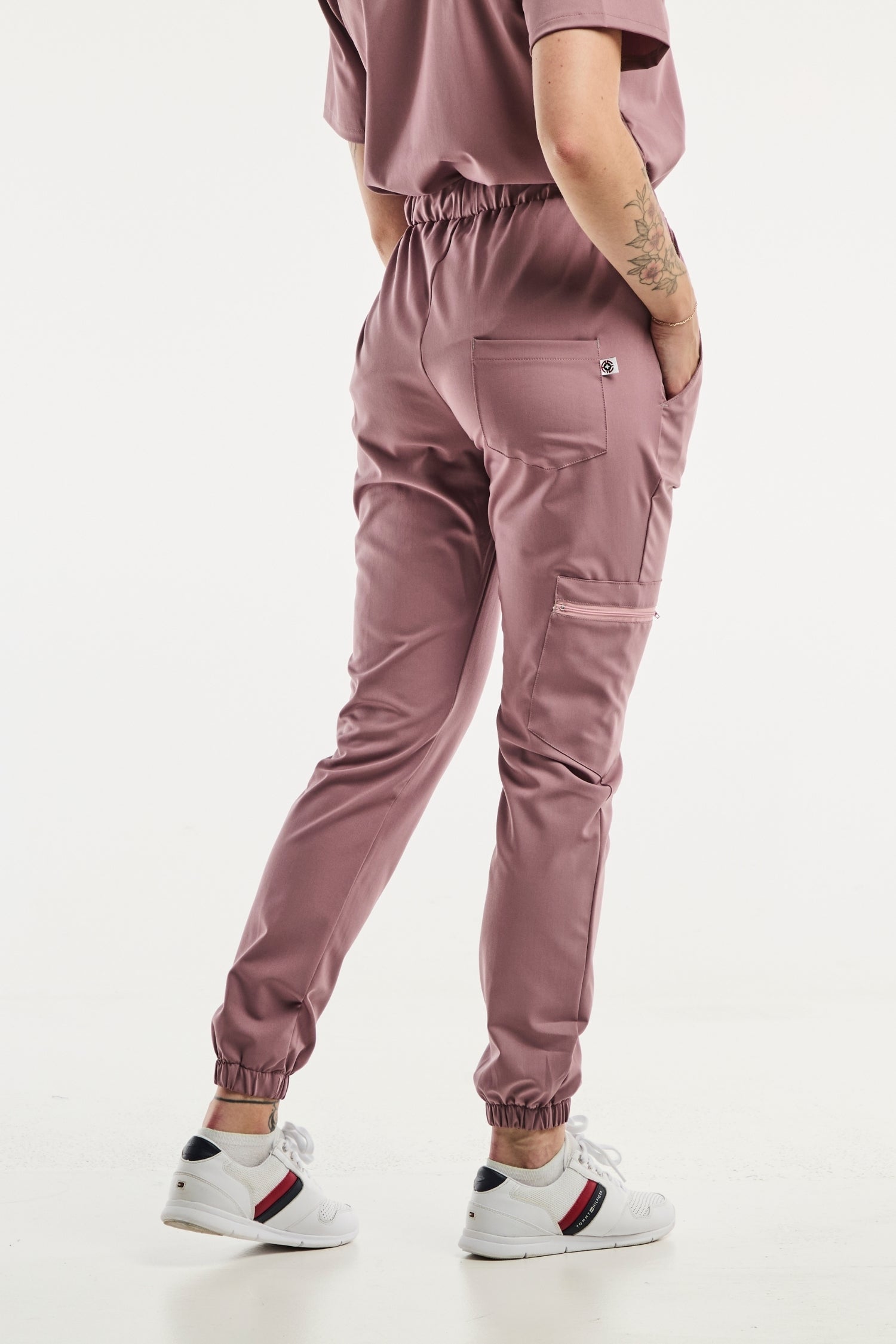 Pantalon de scrub mauve Slimfit NEW - Tenue médicale - Rose pour uniforme médical