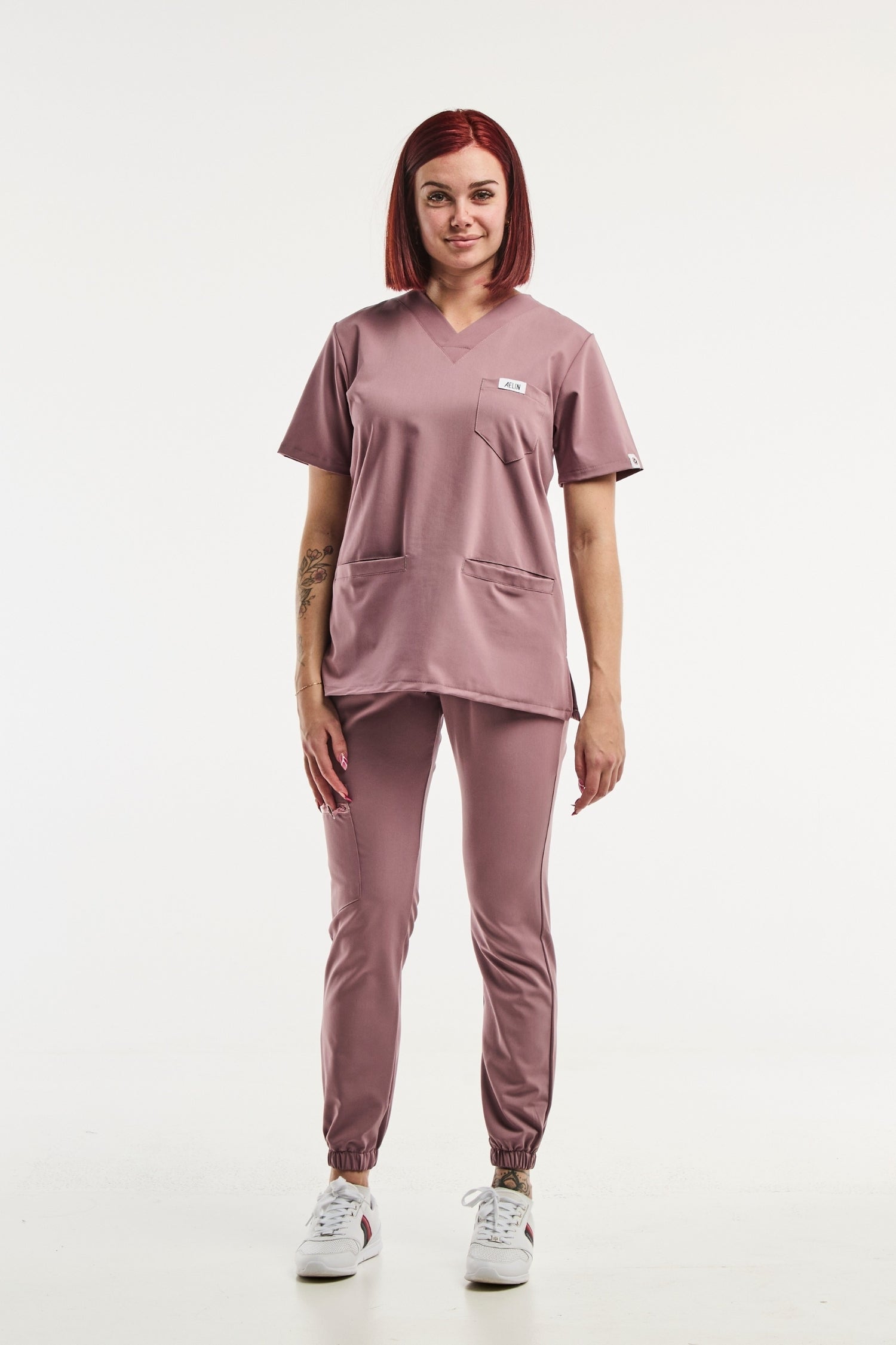 Mauve uniforme médical Slimfit NEW - Tenue médicale - Rose pour un style professionnel