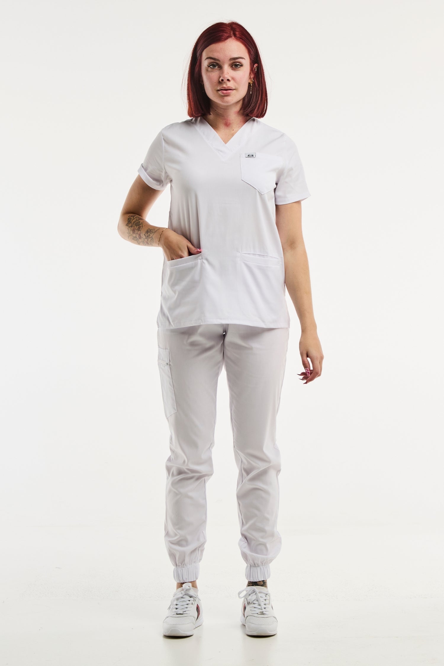 Uniforme médical Slimfit en tenue médicale blanche de série limitée