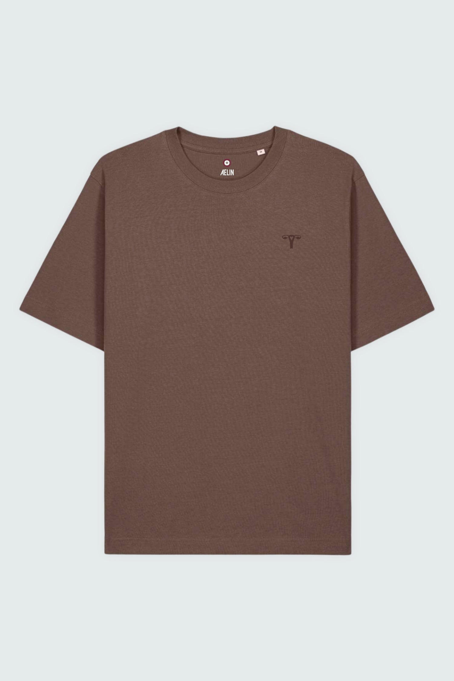 T-shirt premium Aelin Paris en coton heavy unisexe motif gynécologie