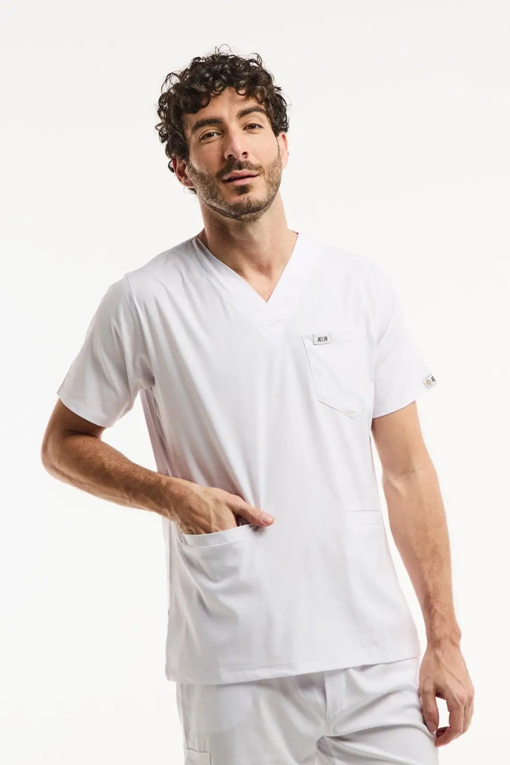 Uniforme médical Tenue médicale Blanche, Série limitée - Homme pour professionnels de la santé