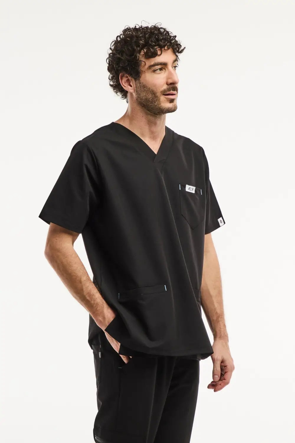 Tenue médicale noir Slimfit - Homme