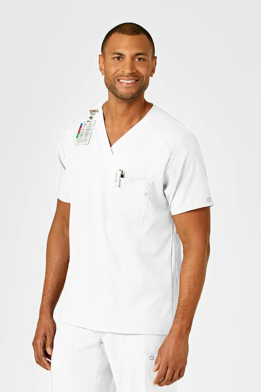 W123 – Blouse médicale – Blanc – Homme