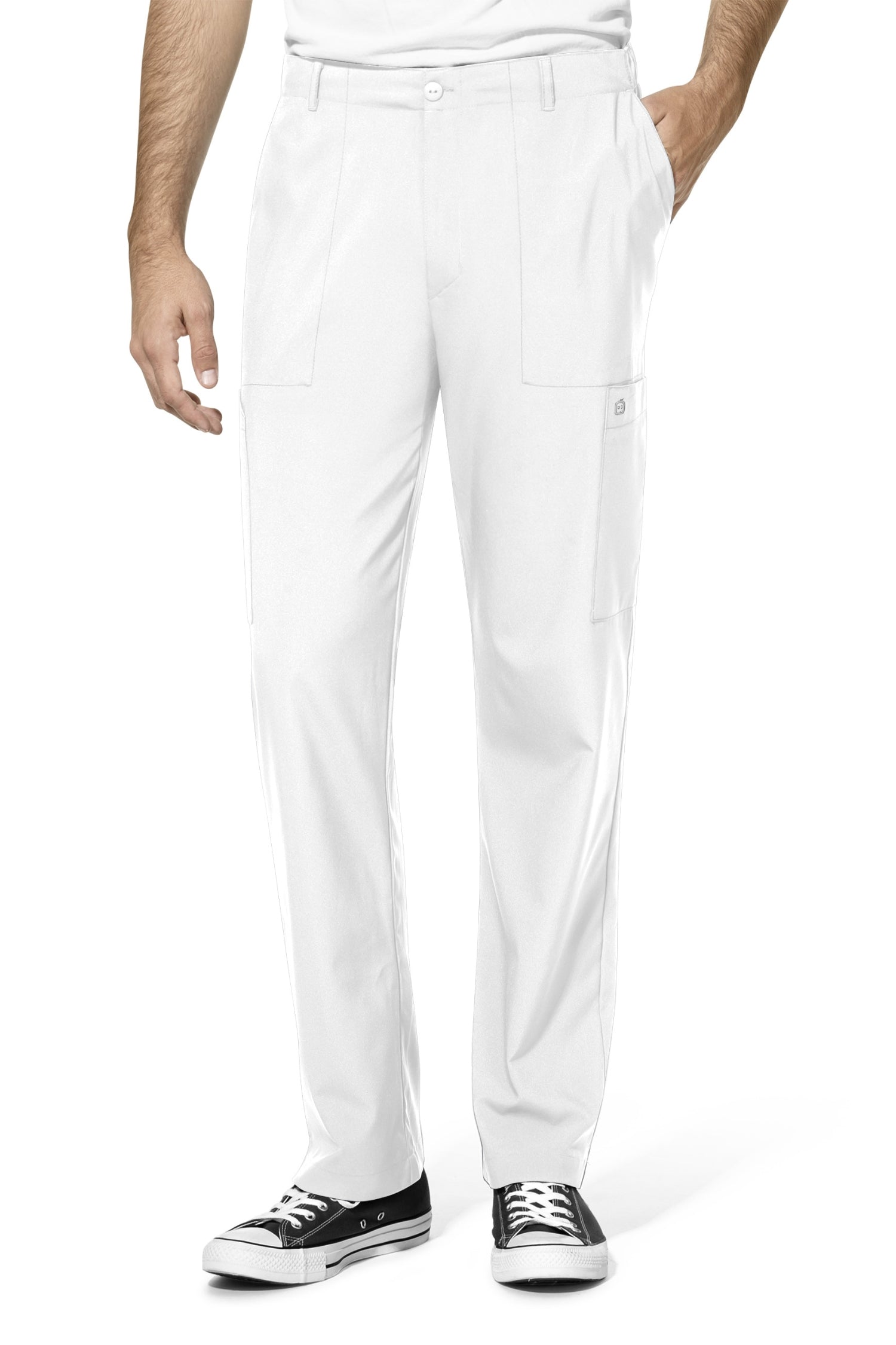 W123 – Pantalon de bloc – Homme – Blanc