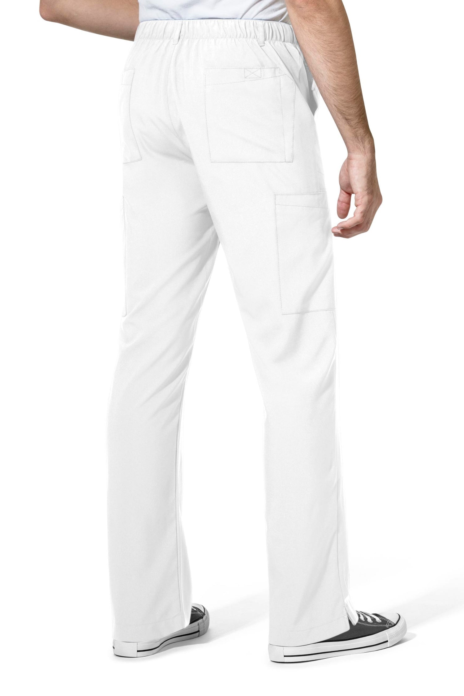 W123 – Pantalon de bloc – Homme – Blanc