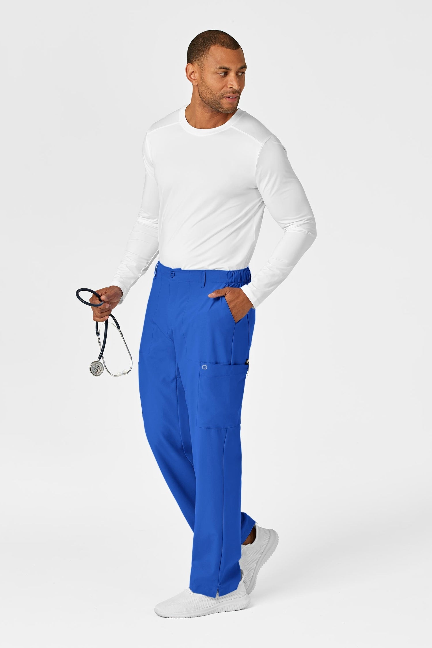 W123 – Pantalon de bloc – Homme – Bleu royal