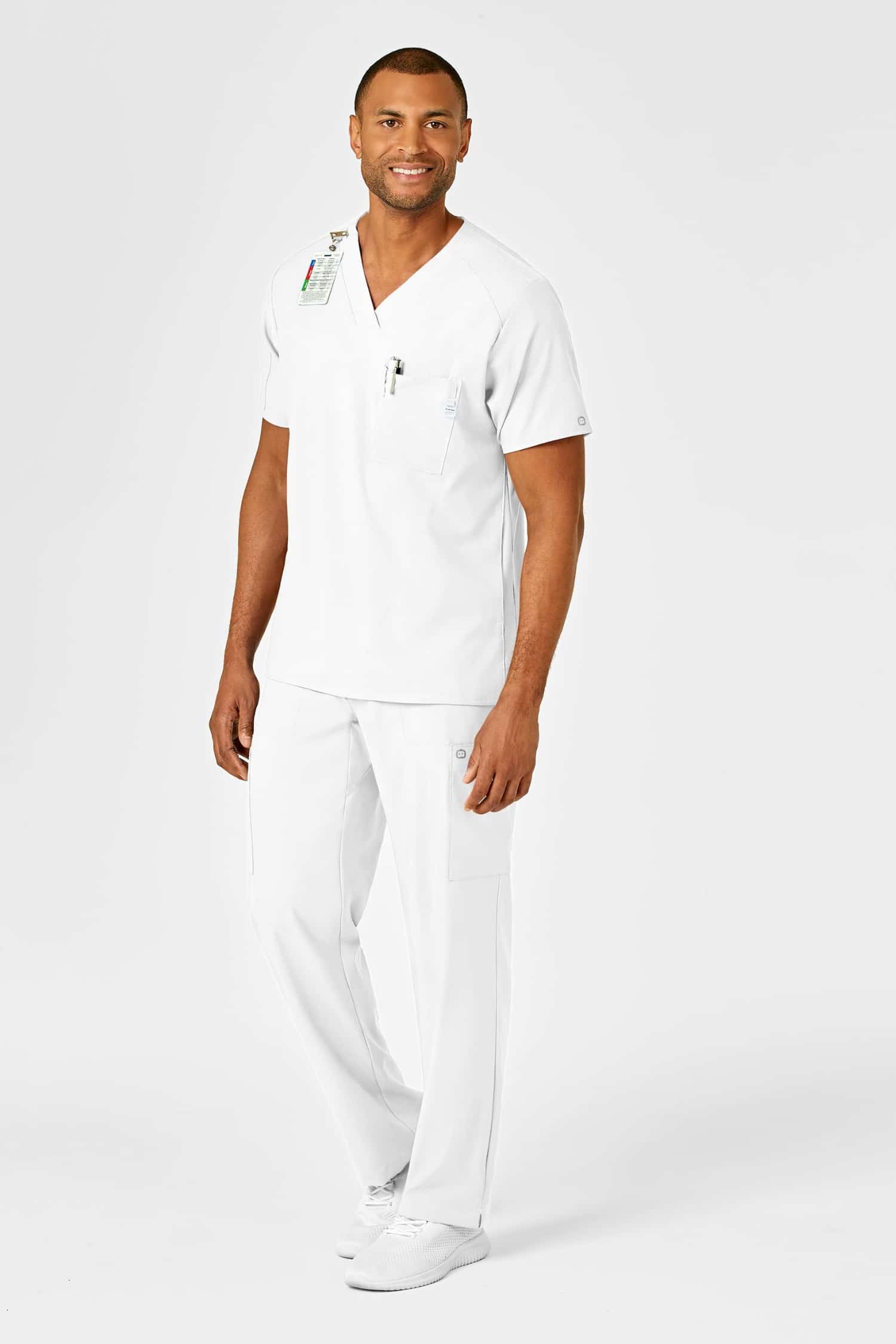 W123 – Tenue médicale – Blanc – Homme