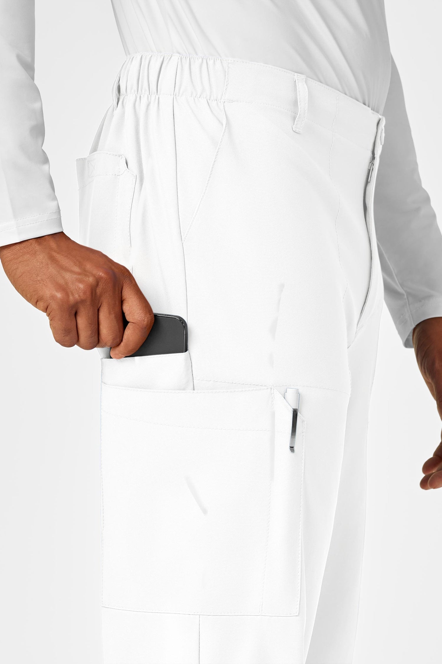 W123 – Tenue médicale – Blanc – Homme