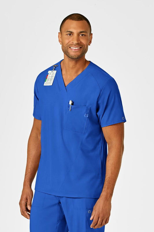 W123 – Tenue médicale – Bleu royal – Homme